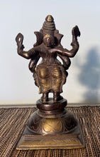 Charger l'image dans la galerie, Vintage Bronze Standing Ganesha Statue