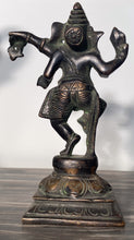 Charger l'image dans la galerie, Vintage Bronze Ganesha Statue Standing