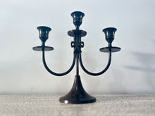 Charger l'image dans la galerie, Victorian Bronze Three-Branch Candle Holders-Bow (Dark)
