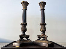 Charger l'image dans la galerie, Antique Bronze Single-Branch Candle Holders-Dark&Bronze Detailed