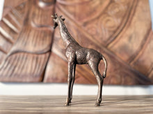 Load image into Gallery viewer, Vintage Bronze Giraffe Statues