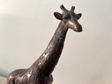 Load image into Gallery viewer, Vintage Bronze Giraffe Statues