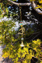 Load image into Gallery viewer, Vintage OM Brass Wind Chime with Glass Beads