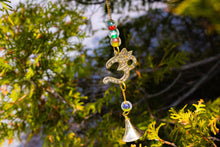 Load image into Gallery viewer, Vintage OM Brass Wind Chime with Glass Beads