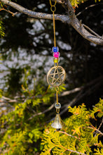 Load image into Gallery viewer, Vintage Pentagram Brass Wind Chime (Small)
