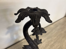 Charger l'image dans la galerie, Antique Bronze Single-Branch Candle Holders-Aquatic Detailed