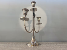 Charger l'image dans la galerie, Victorian Bronze Three-Branch Candle Holders-Bow