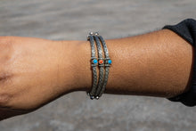 Charger l'image dans la galerie, Tibetan Silver Bracelet-3 Layers