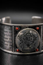 Charger l'image dans la galerie, Tibetan Silver Cuff-Ganesh