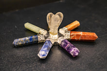 Load image into Gallery viewer, Chakra 7 point Energy Generator with Angel clear quartz generator