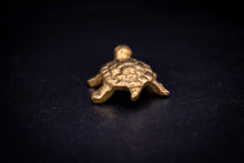Load image into Gallery viewer, Mini Brass Turtle Statues-2 piece set