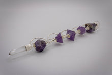 Charger l'image dans la galerie, Geometric Amethyst Spiritual Crystal Wand