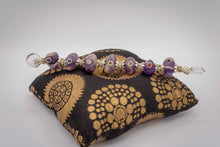 Charger l'image dans la galerie, Amethyst Chakra Healing Wand with 7 Stones & Clear Quartz