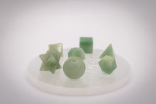 Charger l'image dans la galerie, 7 pcs Chakra Platonic Sacred Crystal Geometric Set-Green Aventurine
