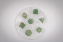 Charger l'image dans la galerie, 7 pcs Chakra Platonic Sacred Crystal Geometric Set-Green Aventurine
