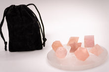 Charger l'image dans la galerie, 7 pcs Chakra Platonic Sacred Crystal Geometric Set-Rose Quartz
