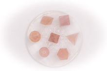 Charger l'image dans la galerie, 7 pcs Chakra Platonic Sacred Crystal Geometric Set-Rose Quartz