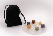 Charger l'image dans la galerie, 7 pcs Chakra Platonic Sacred Crystal Geometric Set-Variety Pack