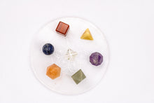Charger l'image dans la galerie, 7 pcs Chakra Platonic Sacred Crystal Geometric Set-Variety Pack