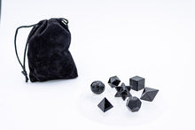 Charger l'image dans la galerie, 7 pcs Chakra Platonic Sacred Crystal Geometric Set-Black Obsidian