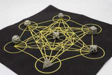 Charger l'image dans la galerie, 7 pcs Chakra Platonic Sacred Crystal Geometric Set-Dalmatian Jasper