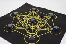 Charger l'image dans la galerie, 7 pcs Chakra Platonic Sacred Crystal Geometric Set-Lapis Lazuli