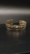 Charger et lire la vidéo dans la visionneuse de la Galerie, 3 Mixed Metal Mantra Bracelet-Thick