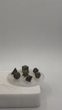 Charger et lire la vidéo dans la visionneuse de la Galerie, 7 pcs Chakra Platonic Sacred Crystal Geometric Set-Dalmatian Jasper