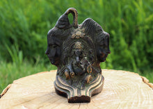 Charger l'image dans la galerie, Vintage Bronze Shiva Parvati & Ganesha (Family) Statue