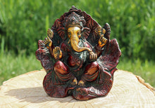 Charger l'image dans la galerie, Bronze Ganesha Statue Colored