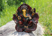 Charger l'image dans la galerie, Bronze Ganesha Statue Colored