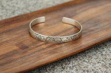 Load image into Gallery viewer, White Metal Mantra Healing Bracelet