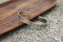 Load image into Gallery viewer, White Metal Mantra Healing Bracelet