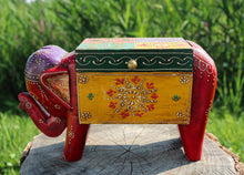 Load image into Gallery viewer, Hand-painted Elephant Box