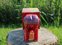 Load image into Gallery viewer, Hand-painted Elephant Box