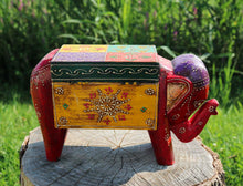 Load image into Gallery viewer, Hand-painted Elephant Box
