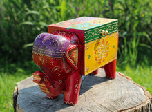 Load image into Gallery viewer, Hand-painted Elephant Box