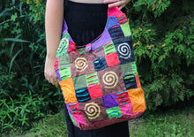 Charger l'image dans la galerie, Organic Hemp Cotton Bag-Small Multicolour Patchwork