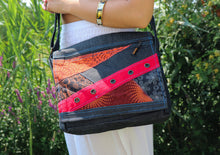 Charger l'image dans la galerie, Organic Hemp Medium Crossbody Cotton Bag-Dark Denim