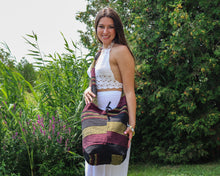 Charger l'image dans la galerie, Organic Hemp Cotton Bag-Multicolour Green, Purple, Navy