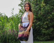 Charger l'image dans la galerie, Organic Hemp Cotton Bag-Multicolour Green, Purple, Navy