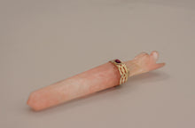 Load image into Gallery viewer, Rose Quartz Angel Wand