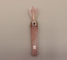 Load image into Gallery viewer, Rose Quartz Angel Wand