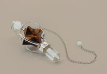 Charger l'image dans la galerie, Tiger Eye Pendulum Star