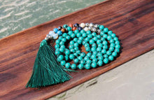 Charger l'image dans la galerie, Meditation Green Turquoise Mala