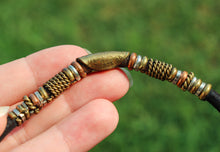 Charger l'image dans la galerie, Vintage Brass Beaded Chocker Necklace-Multicolour