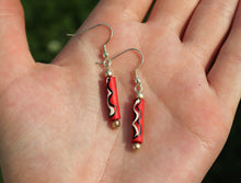 Load image into Gallery viewer, Vintage Multicolour Yak Bone & Brass Beaded Necklace & Earrings Set on Leather Rope-Teardrop Pendant