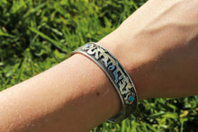 Load image into Gallery viewer, Turquoise Mantra Healing Bracelet
