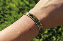 Load image into Gallery viewer, 3 Metal Mantra Healing Bracelet