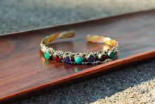 Load image into Gallery viewer, 3 Metals With Crystals Healing Bracelet